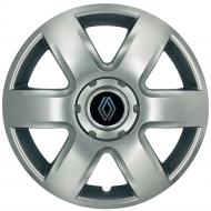 Колпак для колес SJS Peugeot NEW 337 R15" 4 шт. серебряный (109817)