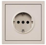 Механизм розетки бытовая с заземлением HausMark Juna IP20 песочный/бежевый 7041-1888U2-124BQC