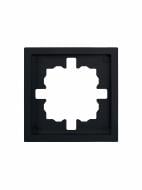 Рамка одноместная HausMark Juna горизонтальная черный матовый 7041-1700U2-146