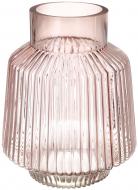 Ваза стеклянная Pink 180x220 мм 22 см розовая AAE325570