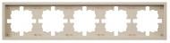Рамка пятиместная HausMark Juna горизонтальная песочный/бежевый 7041-1800U2-150