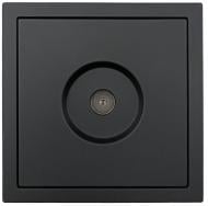 Механизм розетки TV проходная HausMark Juna IP20 черный матовый 7041-1788U2-129