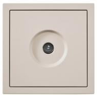 Механизм розетки TV проходная HausMark Juna IP20 песочный/бежевый 7041-1888U2-129