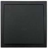 Механизм выключателя перекрестный одноклавишный HausMark Juna без подсветки черный матовый 7041-1788U2-107QC