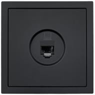 Механизм розетки компьютерная HausMark Juna IP20 черный матовый 7041-1788U2-139