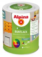 Акваэмаль Alpina Aqua Buntlack SM B3 Коричневая шелковистый мат 2,35 л 3 кг