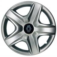 Колпак для колес SJS Peugeot NEW 418 R16" 4 шт. серебряный (109845)