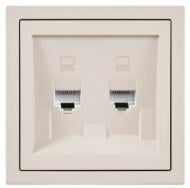 Механизм розетки компьютерная HausMark Juna IP20 песочный/бежевый 7041-1888U2-141