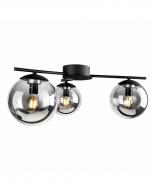 Люстра потолочная LIGHT SET SHANA 2490 3xE14 черный/дымчатый