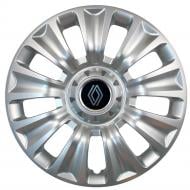 Колпак для колес SJS Peugeot NEW 424 R16" 4 шт. серебряный (109851)