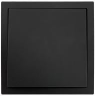 Механизм выключателя одноклавишный HausMark Juna без подсветки черный матовый 7041-1788U2-100QC