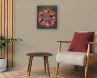 Набор для вышивания бисером Красные гранаты 300x340 мм Абрис Арт