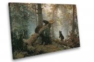 Репродукция Утро в сосновом лесу Шишкина Ивана 45x30 см WallArt 54351-1.1
