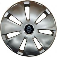Колпак для колес SJS Peugeot NEW 433 R16" 4 шт. серебряный (109860)