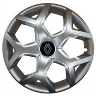 Колпак для колес SJS Peugeot NEW 435 R16" 4 шт. серебряный (109862)