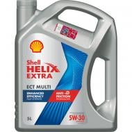 Моторное масло синтетическое SHELL Helix Extra ECT Multi 5W-30 5 л (ТОВ-У514628)