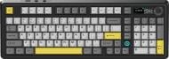 Клавиатура беспроводная Ajazz (AK980-CS-BGY) Clear Sky Switch -Black-Gray-Yellow- 3 Model-With Screen RGB black
