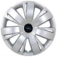 Колпак для колес SJS Opel NEW 411 R16" 4 шт. серебряный (109874)