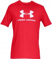 Футболка Under Armour SPORTSTYLE LOGO SS 1329590-600 р.S красный