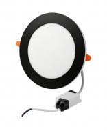 Светильник встраиваемый (Downlight) Sensio Halo 12 Вт 4000 К черный LED-DLR-12/4(double)B