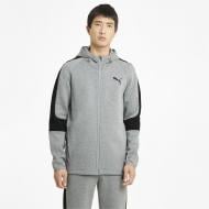 Джемпер Puma EVOSTRIPE Core FZ Hoodie 58581203 р. S сірий