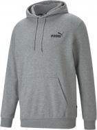 Джемпер Puma ESS Small Logo Hoodie 58669203 р. L серый Джемпер Puma ESS Small Logo Hoodie 58669203 р. L серый