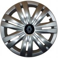 Колпак для колес SJS Peugeot NEW 501 R17" 4 шт. серебряный (109944)