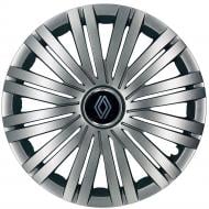 Колпак для колес SJS Peugeot NEW 502 R17" 4 шт. серебряный (109945)