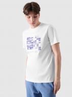 Футболка 4F 4FRSS24TTSHM2107-10S р.M білий Футболка 4F 4FRSS24TTSHM2107-10S р.M білий