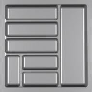 Лоток для столових приборів Smart Variant 480x480x45 мм сірий 42383