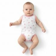 Боди-майка для девочки Blanka Цветочки р.62-68 молочный 110995