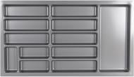 Лоток для столовых приборов Smart Variant 830х480х45 мм серый 34695