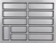 Лоток для столових приборів Smart Variant 630х480х45 мм сірий 34693