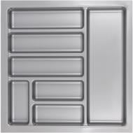 Лоток для столових приборів Smart Variant 430х480х45 мм сірий 34691