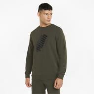 Свитшот Puma Puma Power Logo Crew 84737770 р. 2XL зеленый