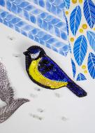 Набор для вышивания бисером Быстрая синичка 87x58 мм Абрис Арт