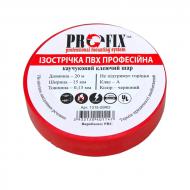 Изолента Profix 0,13х15 мм 20 м ПВХ 1315-20RD