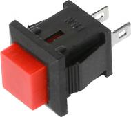 Кнопка живлення EMT OFF-(ON) 2pin 1А 250V PBS-15B червоний