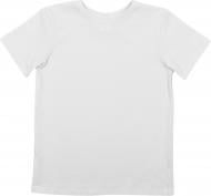 Футболка унисекс Luna Kids р.140 белый 0206