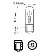 Автолампа накаливания Philips Vision 1 шт.(PS 12521 CP)
