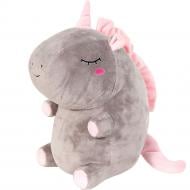 Мягкая игрушка Stip Единорог 35 см серый