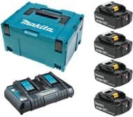 Набір акумуляторів Makita 18,0V 5Ah LXT BL1850Bx4 DC18RD Makpac MKP3PT184