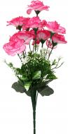 Букет искусственный гвоздика 11 цветков розовый 33 см Sensio