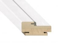 Дверная коробка телескопическая ОМиС компланарная Г-образная 2050x80 мм белое дерево