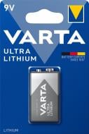 Батарейка Varta ULTRA LITHIUIM 9V BLI 6F22 (крона) 1 шт. (6122301401)