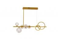 ВІТРИНА! Люстра підвісна Sirius 7x10 Вт G9 золотий LJ-1023