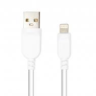 Кабель PowerPlant USB - Lightning 1 м white (CA911196)