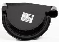 Заглушка желоба правая PROFiL 130 мм черный