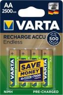 Аккумулятор Varta Accu Endless 500 Cycles 2500 mAh BLI AA (пальчиковые) 4 шт. (56686101404)
