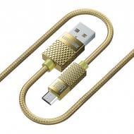 Кабель питания Luxe Cube Premium USB micro to USB 1 м золотой (8889986489885)